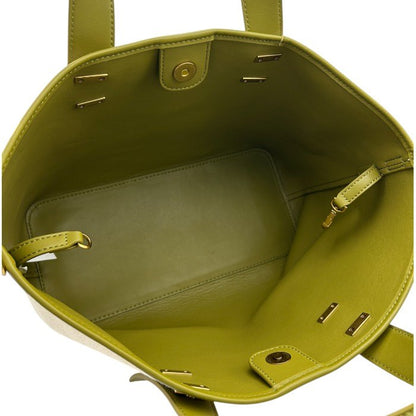 CHARLES&KEITH チャールズアンドキース ダブルハンドル スラウチーバッグ キャンバス 2WAY ハンド ショルダー レディース 鞄 中古 W４