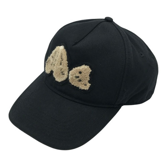 Palm Angels パームエンジェルス キャップ メンズ コットン ベア クマ BEAR ワッペン 野球帽 ブラック oneサイズ PMLB038S21FAB001 中古 T1