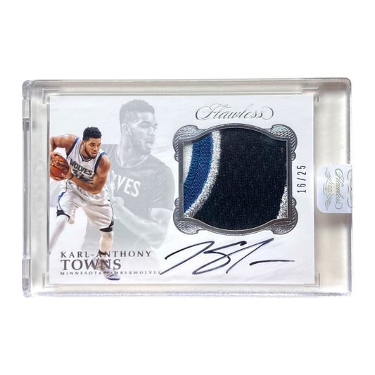 PANINI NBAカード FLAWLESS KARL-ANTHONY TOWNS TIMBERWOLVES 16/25 #SS-KAT 中古 IT2