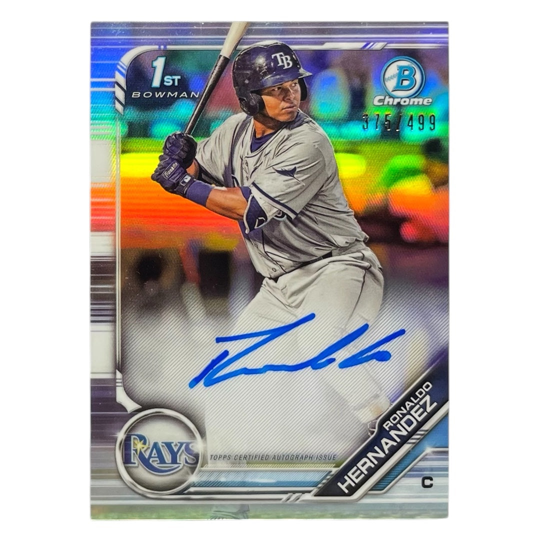 TOPPS MLBカード BOWMAN CHROME 1ST RONALDO HERNANDEZ TAMPA BAY RAYS /499 #CPA-RH 中古 IT2