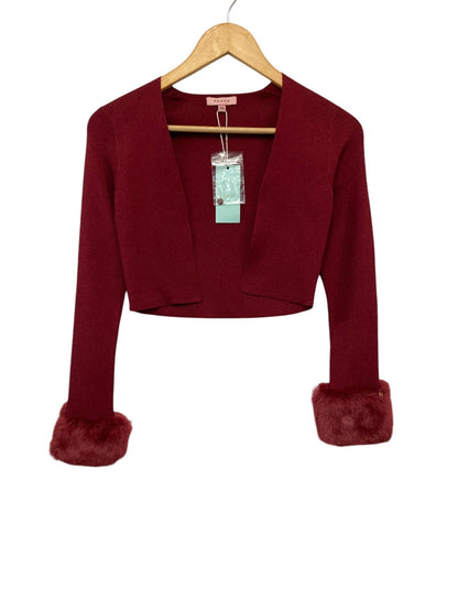 TOCCA トッカ エコファー付き ボレロ カーディガン 488445 サイズXS 中古 D4