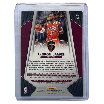 PANINI NBAカード PRIZM LEBRON JAMES CAVALIERS #191 中古 IT2
