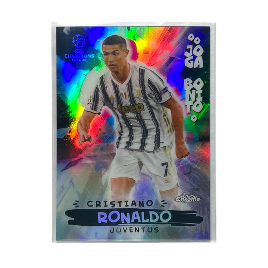TOPPS サッカーカード CHROME JOGA BONITO CRISTIANO RONALDO JUVENTUS #JB-1 中古 IT2