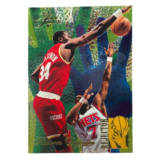 FLEER NBAカード FLAIR REJECTOR HAKEEM OLAJUWON ROCKETS #4 中古 IT2