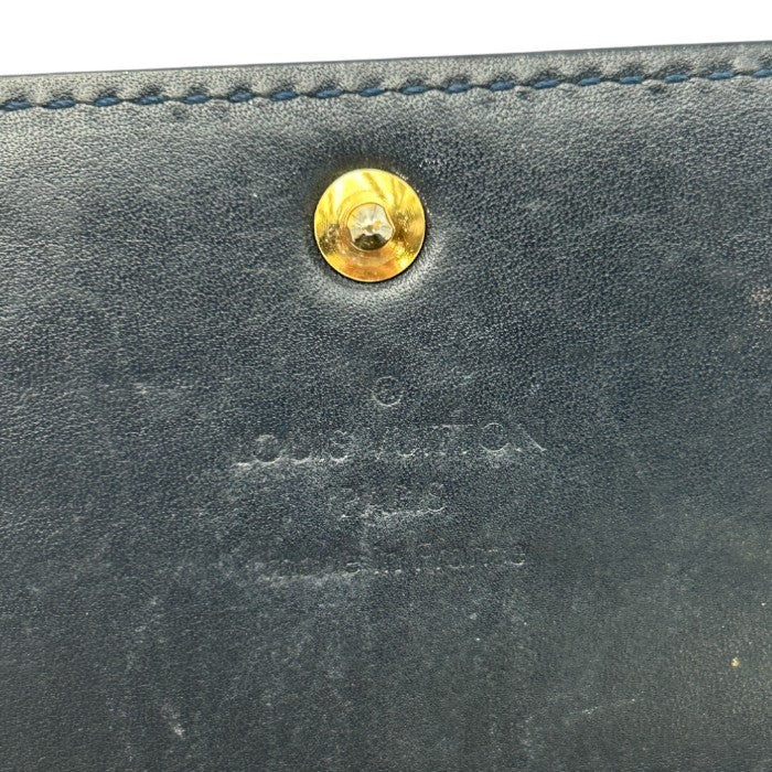 LOUIS VUITTON ルイヴィトン ヴェル二 ポルトフォイユ・サラ 長財布 M90080 ブランド ブラック レディース ホック 中古 W４