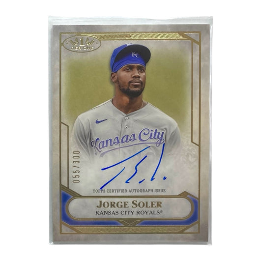TOPPS MLBカード TIER 1 JORGE SOLER KANSAS CITY ROYALS /300 #T1TA-JOS 中古 IT2