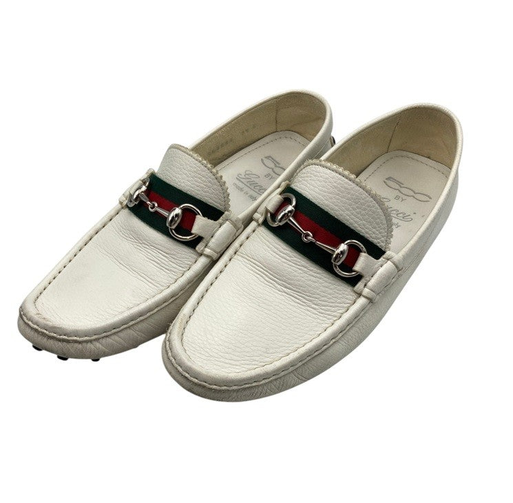 FIAT 500 by GUCCI フィアット×グッチ ホースビット ドライビングシューズ サイズ7.5 メンズ 中古 D4