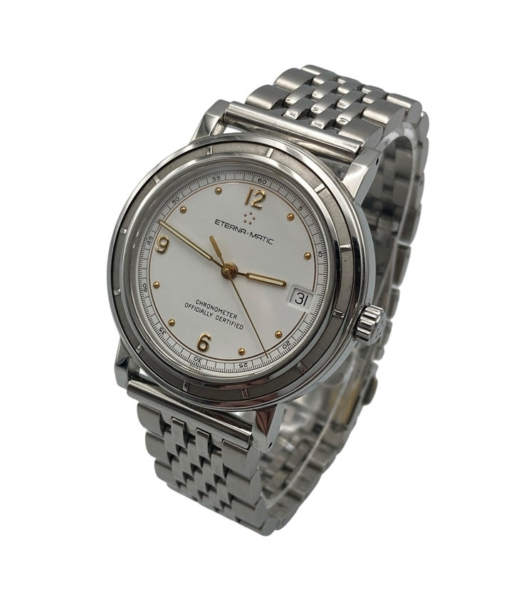 ETERNA エテルナマチック デイト 自動巻 腕時計 8402.41 中古 D4