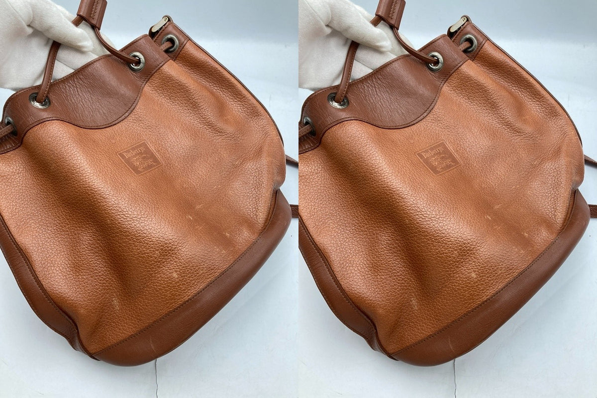 Burberrys バーバリーズ 巾着 ショルダーバッグ レディース 中古 D4
