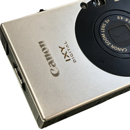 Canon キヤノン IXY DIGITAL 10 コンパクトデジタルカメラ ブラック/シルバー キャノン 光学3倍ズーム SDカード PC1228 中古 T1