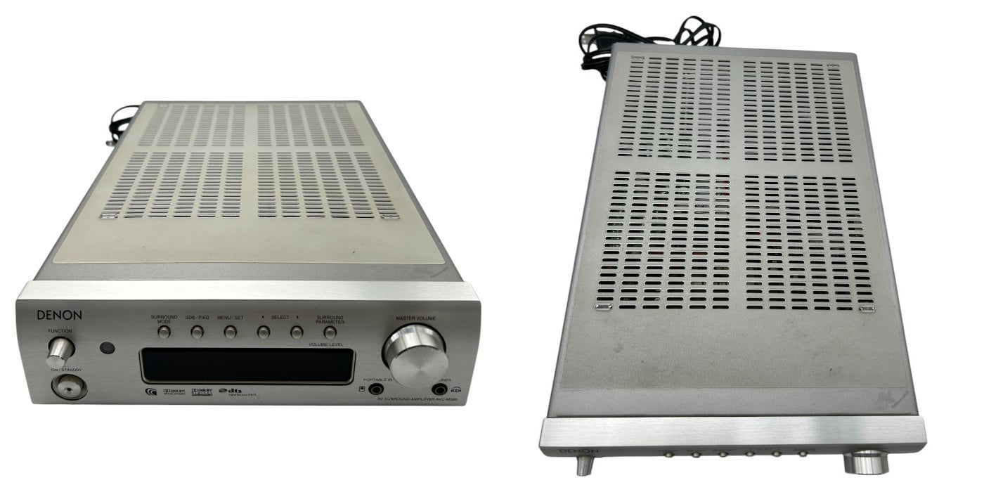 DENON デノン AVサラウンド アンプ スピーカー セット AVC-M380 DSW-M380 SC-CM380 SC-AM380 オーディオ家電 ホームシアターシステム 中古 W４