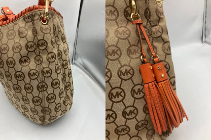 MICHAEL KORS マイケルコース タッセル ワンショルダーバッグ 中古 D4