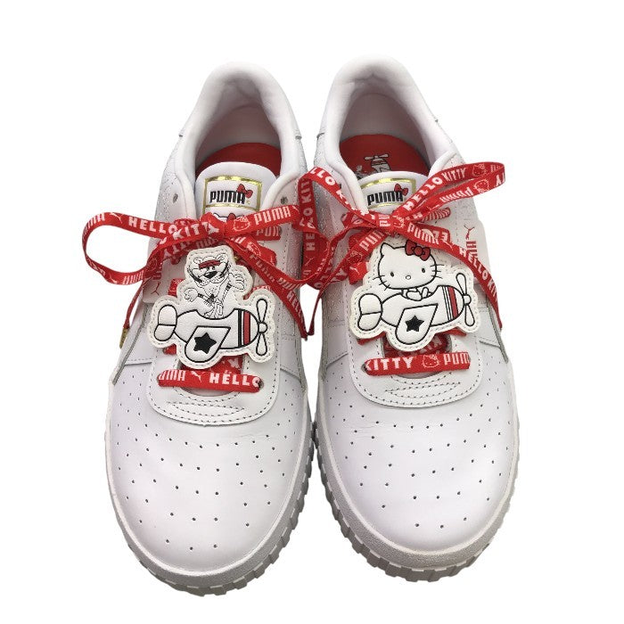 puma×ハローキティ コラボスニーカー レディース オールシーズン 厚底 ホワイト 25cm 372328-01 中古 M1
