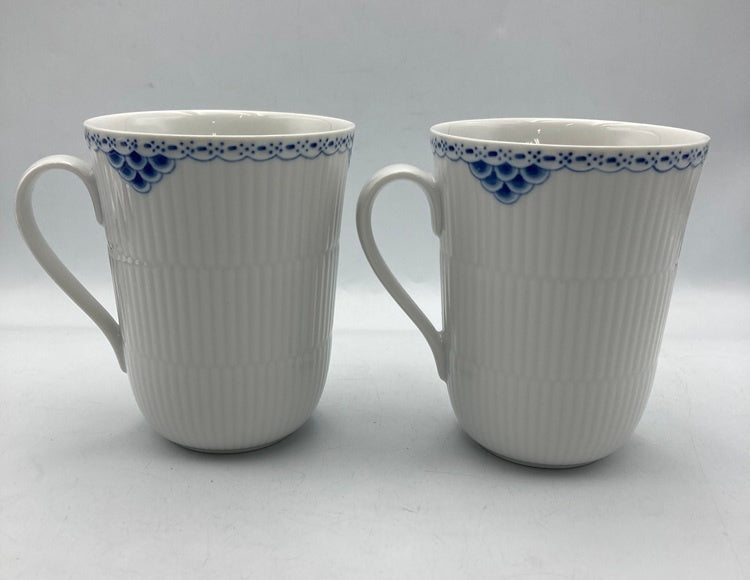 Royal Copenhagen ロイヤルコペンハーゲン プリンセス マグ ペア 350ml 中古 D4