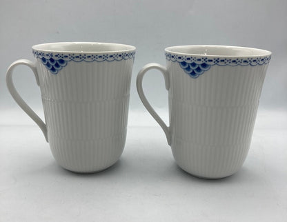 Royal Copenhagen ロイヤルコペンハーゲン プリンセス マグ ペア 350ml 中古 D4