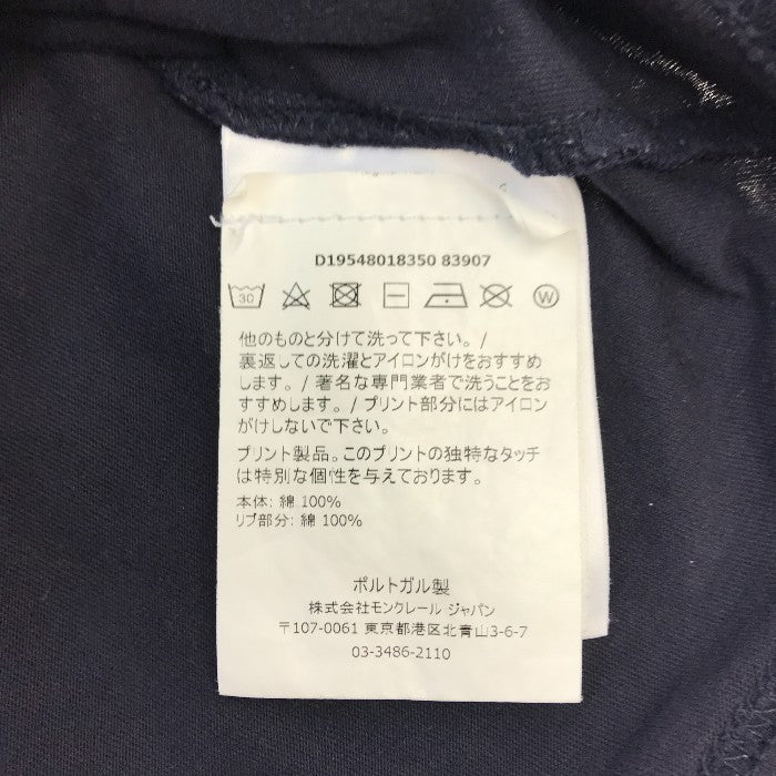 MONCLER モンクレール Tシャツ キッズ 半袖 コットン コミック柄 漫画 115cm ネイビー D19548018350 中古 T1