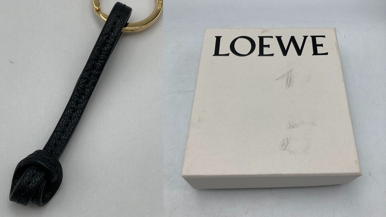 LOEWE ロエベ パドロック型 キーホルダー チャーム 中古 D4