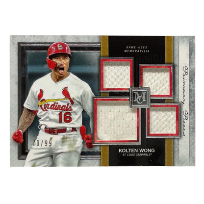 TOPPS MLBカード MUSEUM COLLECTION KOLTEN WONG ST. LOUIS CARDINALS /99 #SPQR-KW 中古 IT2