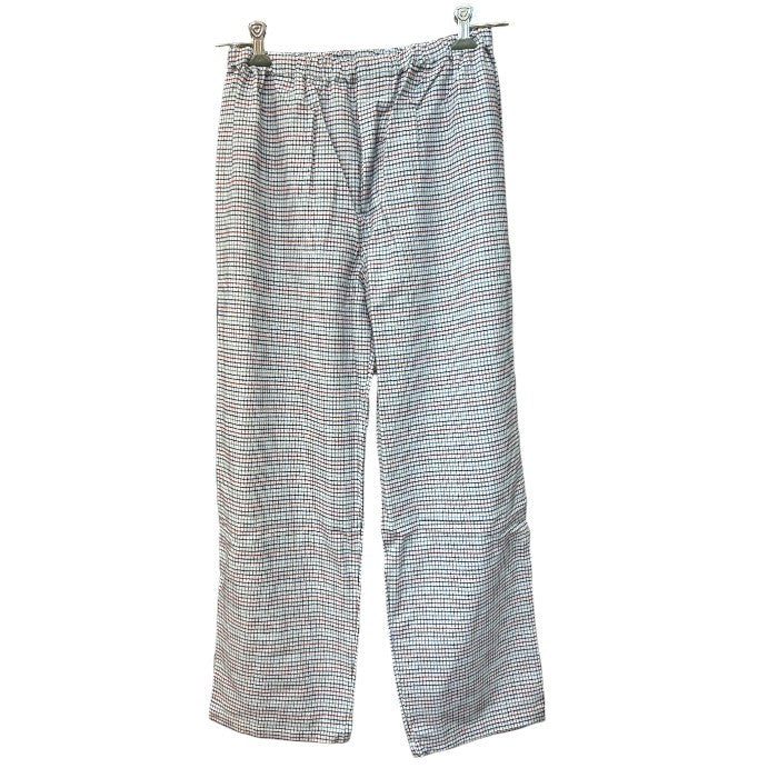 Munsingwear マンシングウェア パジャマ 上下セット チェック メンズ M 寝間着 長袖 秋 冬 春 中古 W４