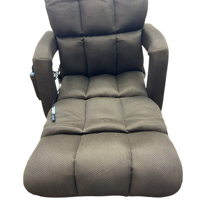 ツカモトエイム マッサージ座椅 スイッチチェア プレミアム8 肘掛け付き AIM-126 医療機器認証番号：225AGBZX00061A07 マッサージチェア 家電 腰 ヒーター付 背中 脚 肩 お尻 中古 W4