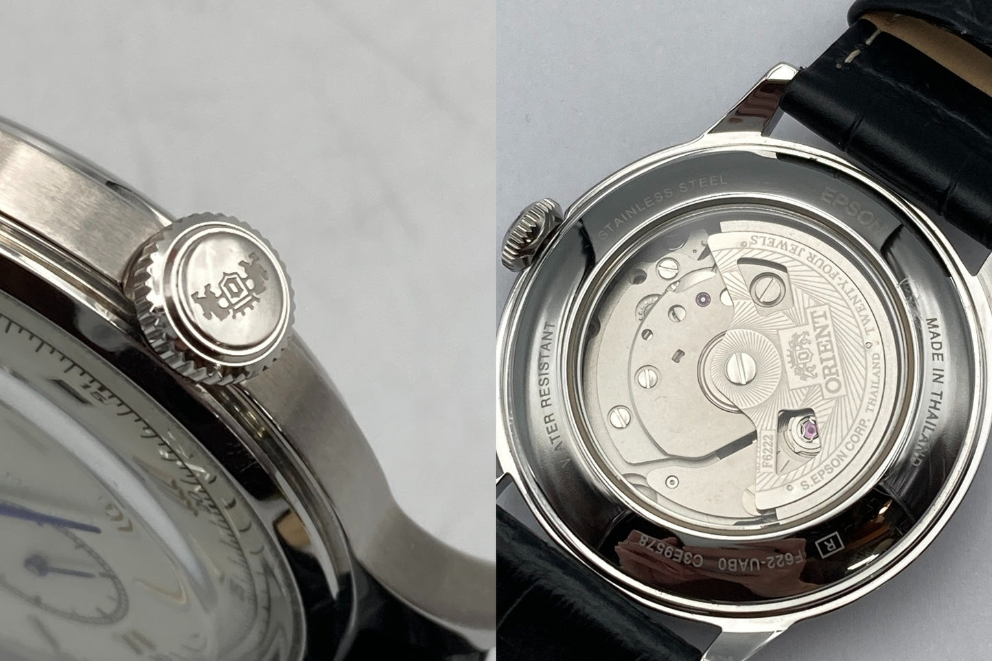 ORIENT Bambino38 オリエント クラシック バンビーノ38 自動巻き 腕時計 RN-AP0104S 中古 D4