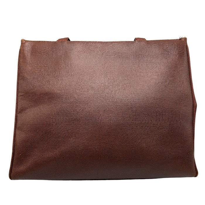 Salvatore Ferragamo サルヴァトーレ フェラガモ レザー トートバッグ 本革 ブランド レディース 鞄 ブラウン A4 通勤 お出かけ 中古 W４