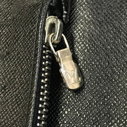 LOUIS VUITTON ルイヴィトン タイガ ポルトフォイユ・ブラザ 長財布 メンズ 2つ折り 旧型 小銭入れあり ブラック M30501 中古 T1