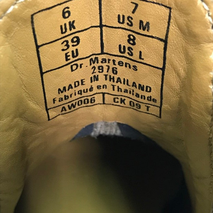 Dr.Martens ドクターマーチン チェルシーブーツ レディース サイドゴア 定番 イエローステッチ ブラック UK6(25cm) 2976 中古 T1