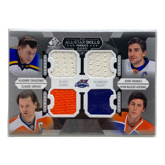 UPPER DECK NHLカード SP GAME USED VLADIMIR TARASENKO JOHN TAVARES CLAUDE GIROUX RYAN NUGENT-HOPKINS BLUES ISLANDERS FLYERS OILERS #AS4-10 中古 IT2