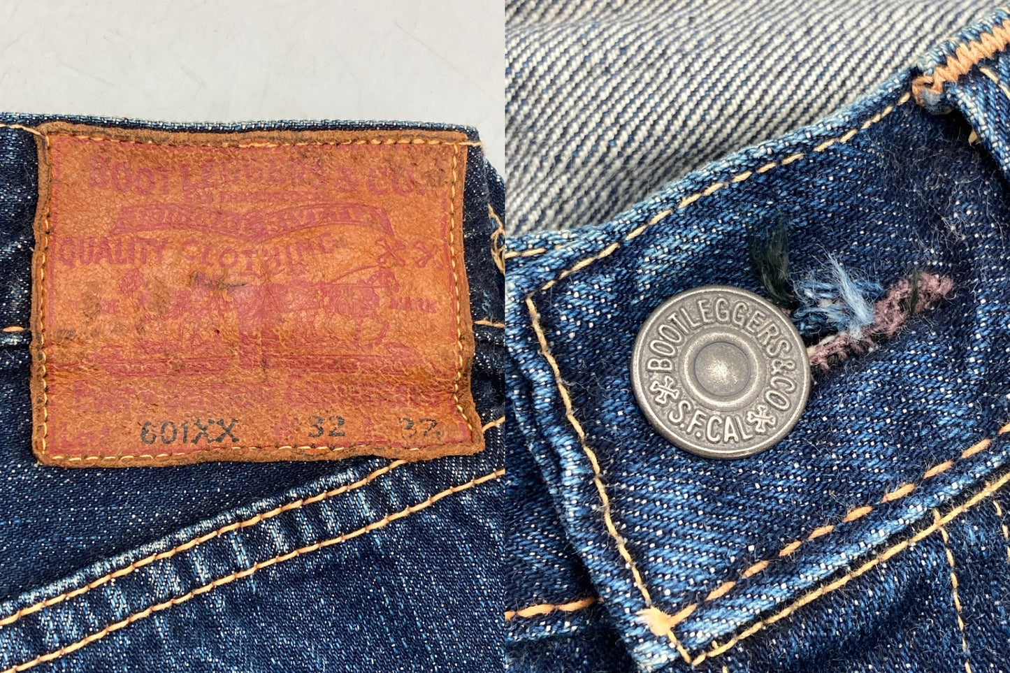 BOOTLEGGERS ブートレガーズ 601XX デニムパンツ サイズ32×32 メンズ 中古 D4