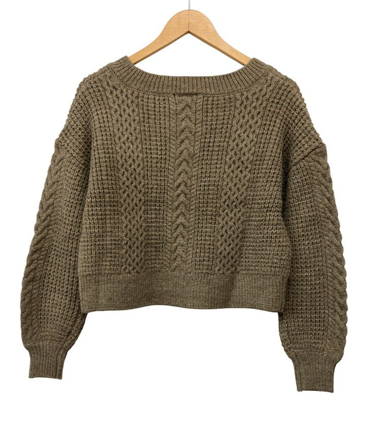 DRESSLAVE ドレスレイブ ケーブルニット セーター 中古 D4