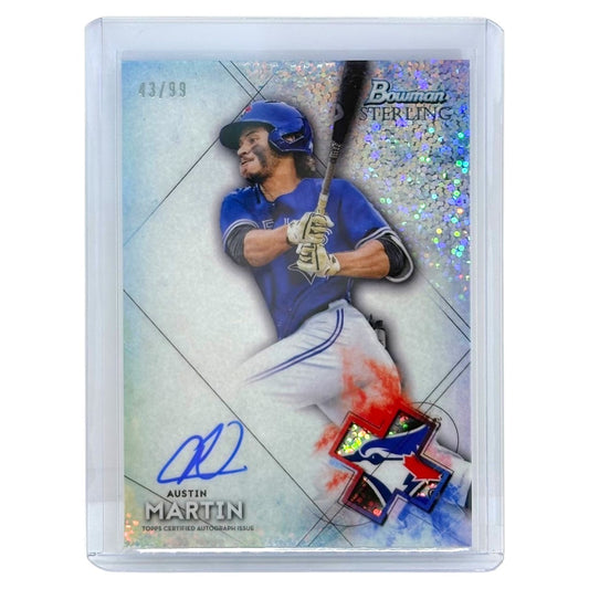 TOPPS MLBカード BOWMAN STERLING AUSTIN MARTIN TORONTO BLUE JAYS /99 #BSPA-AM 中古 IT1