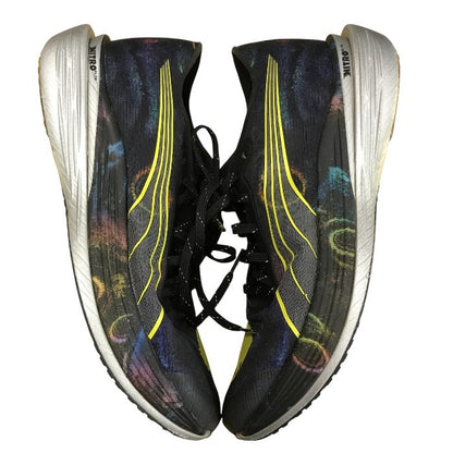 PUMA プーマ ディヴィエイト ニトロ エリート2  メンズ オールシーズン ランニングシューズ ブラック 26.5cm 378453-01 中古 N1