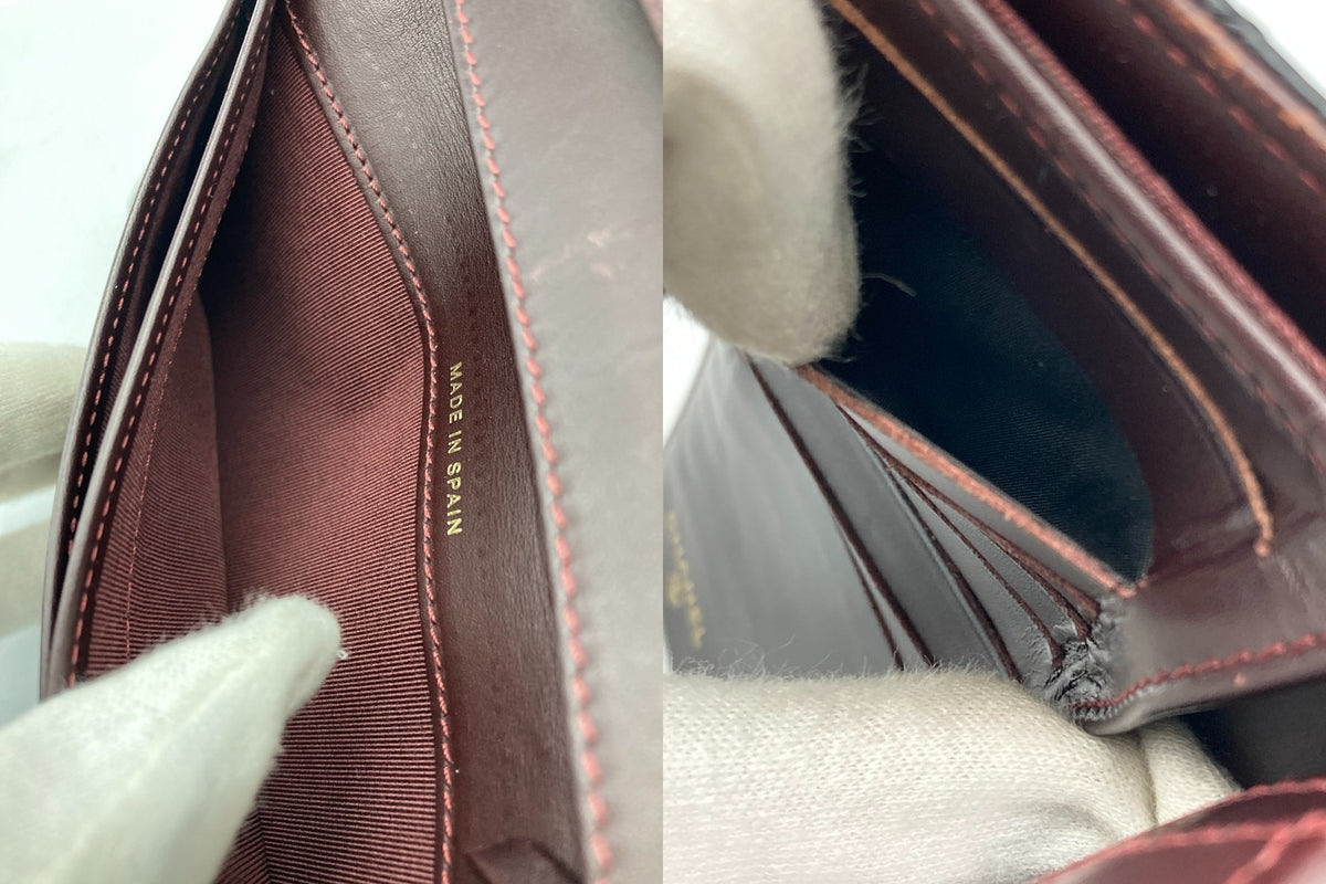 CHANEL シャネル マトラッセ タイムレスクラシック フラップ ロングウォレット ２つ折り長財布 キャビアスキン ブラック 中古 D4