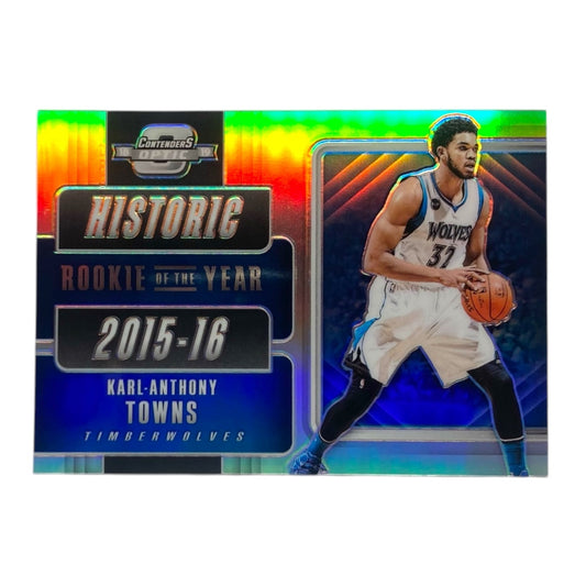 PANINI NBAカード CONTENDERS OPTIC KARL-ANTHONY TOWNS MINNESOTA TIMBERWOLVES #2 中古 IT2