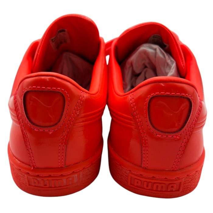 PUMA プーマ バスケット スカイ2ハイ パテント パック 27.5cm 36203501 レッド スニーカー シューズ 靴 メンズ エナメル 中古 W４
