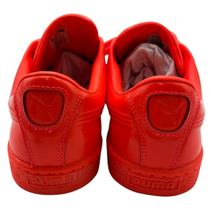 PUMA プーマ バスケット スカイ2ハイ パテント パック 27.5cm 36203501 レッド スニーカー シューズ 靴 メンズ エナメル 中古 W４
