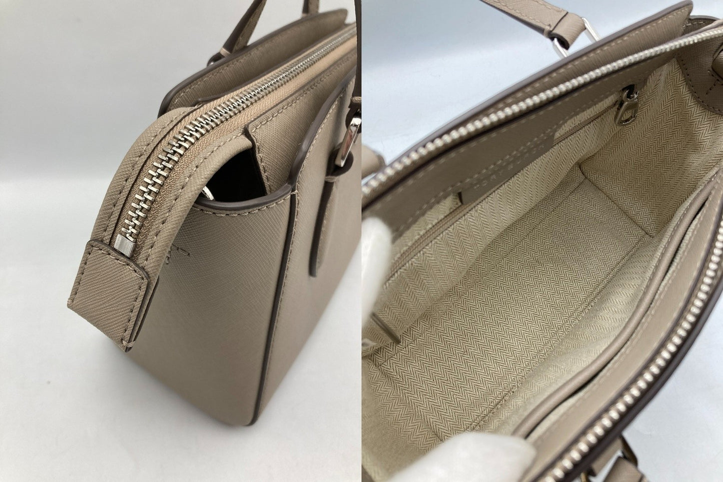 TORY BURCH トリーバーチ エマーソン MINI TOP ZIP TOTE 2WAY ショルダーバッグ 中古 D4