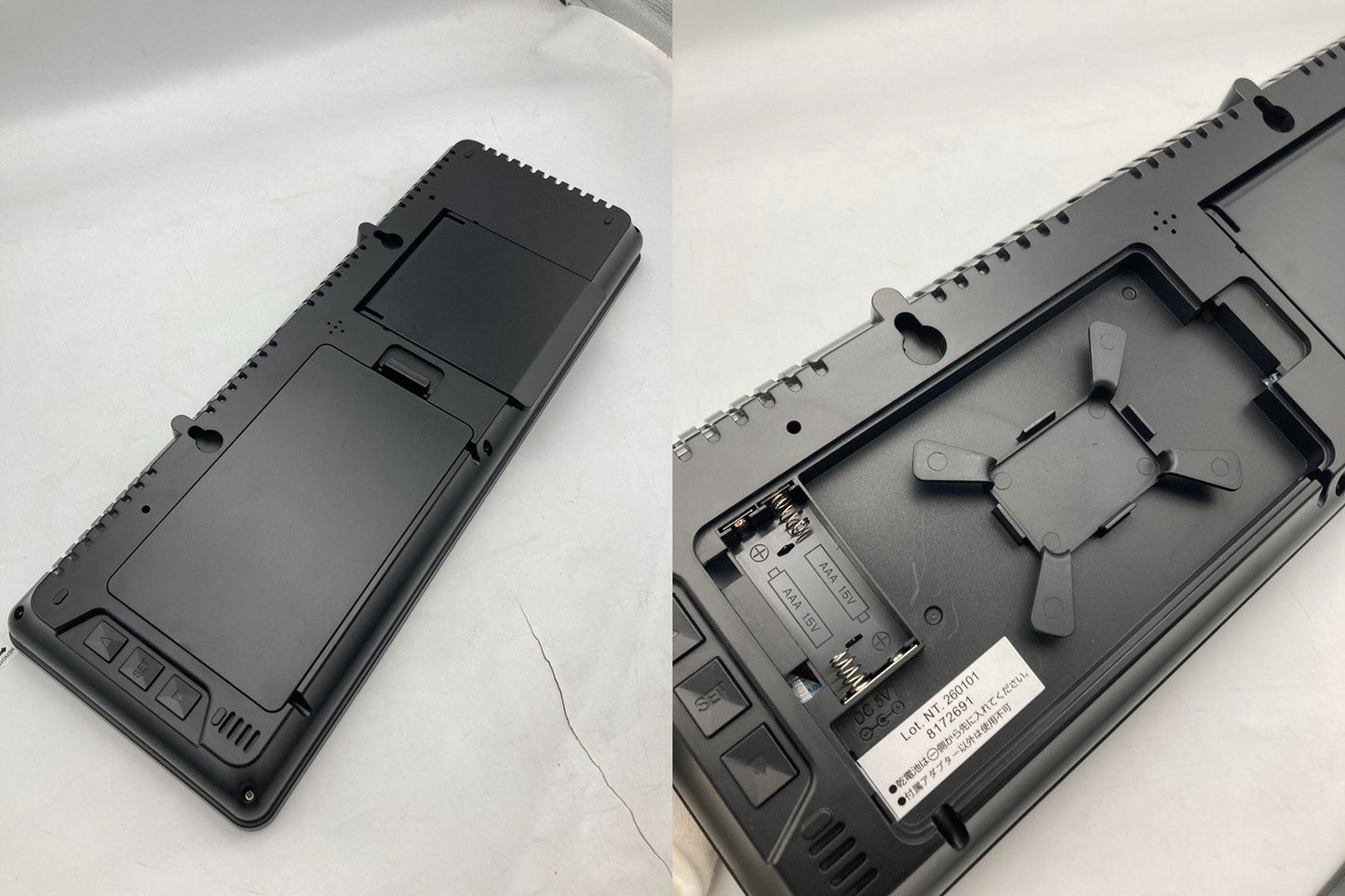 NITORI ニトリ LED時計 ダイオ 掛け置き兼用時計 電波時計 中古 D4
