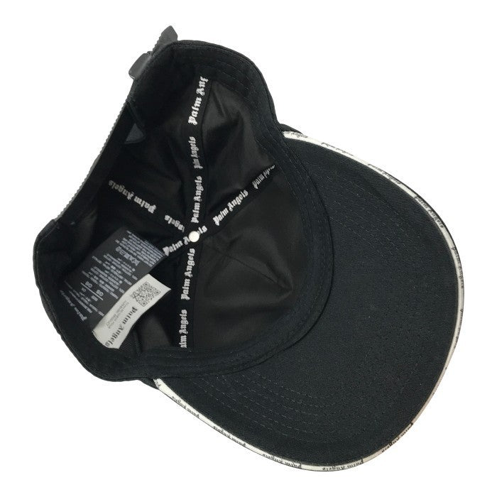 Palm Angels パームエンジェルス キャップ メンズ コットン ベア クマ BEAR ワッペン 野球帽 ブラック oneサイズ PMLB038S21FAB001 中古 T1