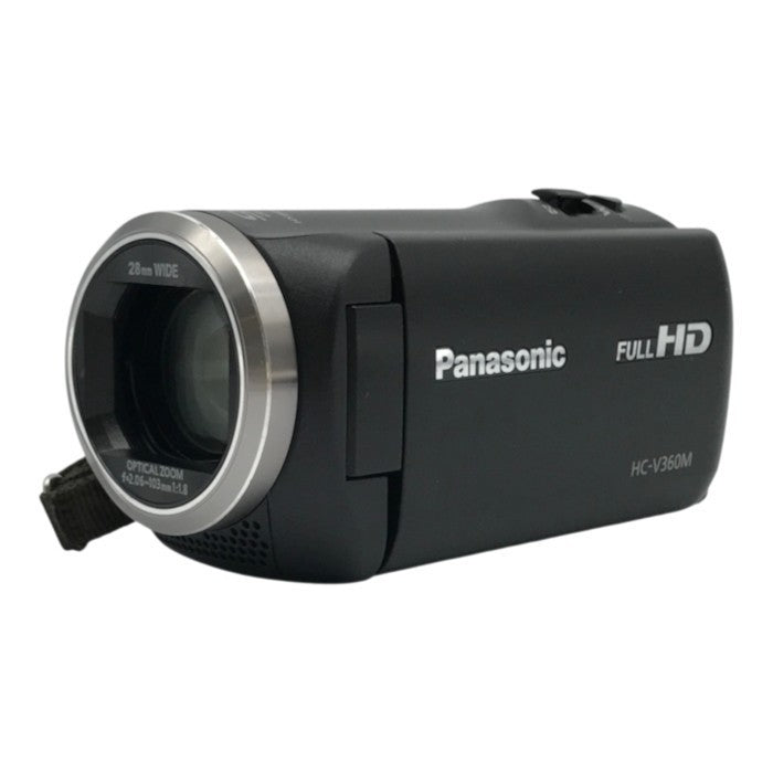 Panasonic パナソニック デジタルハイビジョンビデオカメラ ブラック HD 光学50倍/iAズーム90倍 SDカード V360M-K 中古 T1