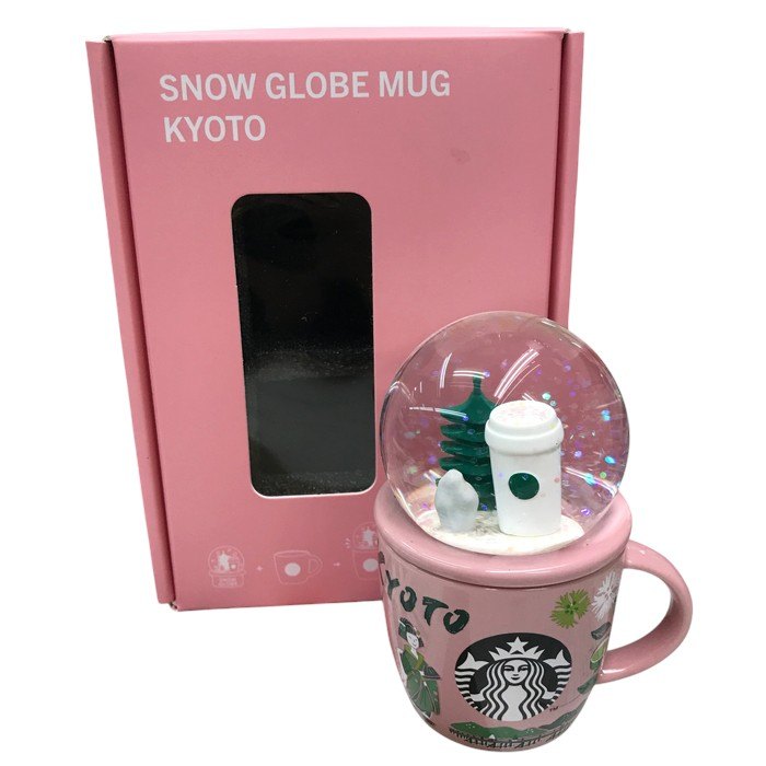 STARBUCKS スターバックス コレクタブルスノーグローブ＆マグ KYOTO 89ml 中古 Y1