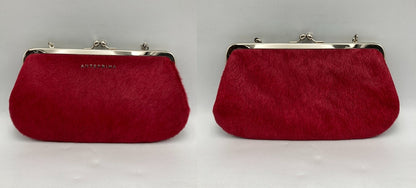 ANTEPRIMA アンテプリマ ハラコ ガマ口 バッグ 中古 D4