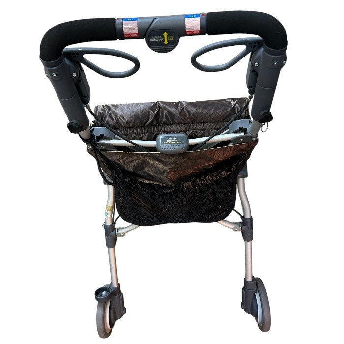 Combi carry コンビ キャリー ピコ 歩行器 シルバーカー 高齢者 介護 収納 ヒョウ柄 中古 W４