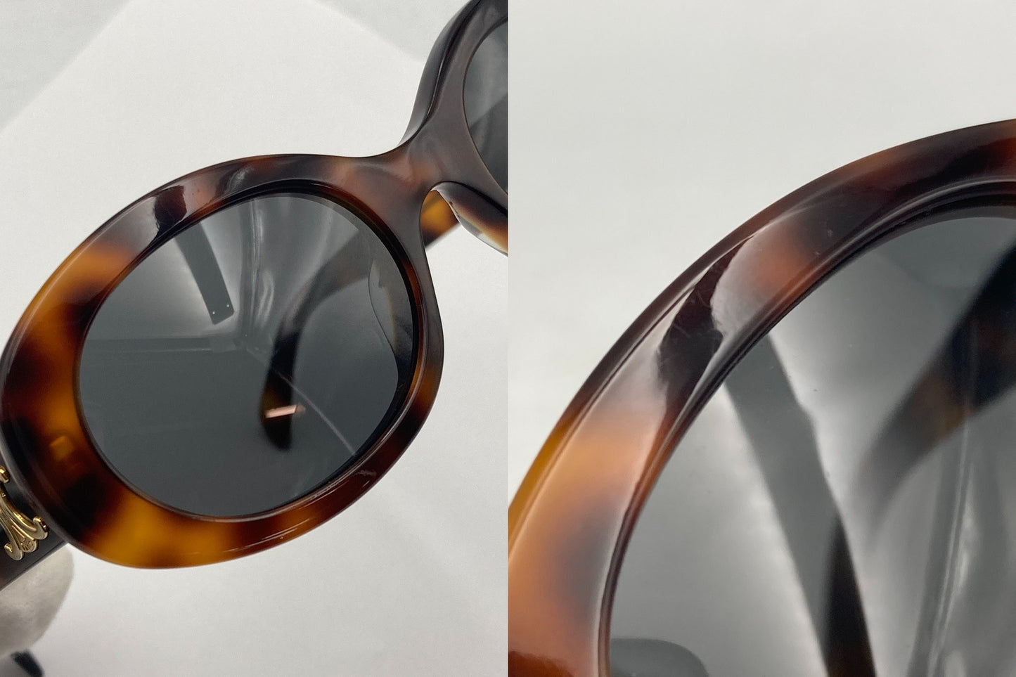 CELINE セリーヌ トリオンフ オーバル型 サングラス CL40194U 中古 D4