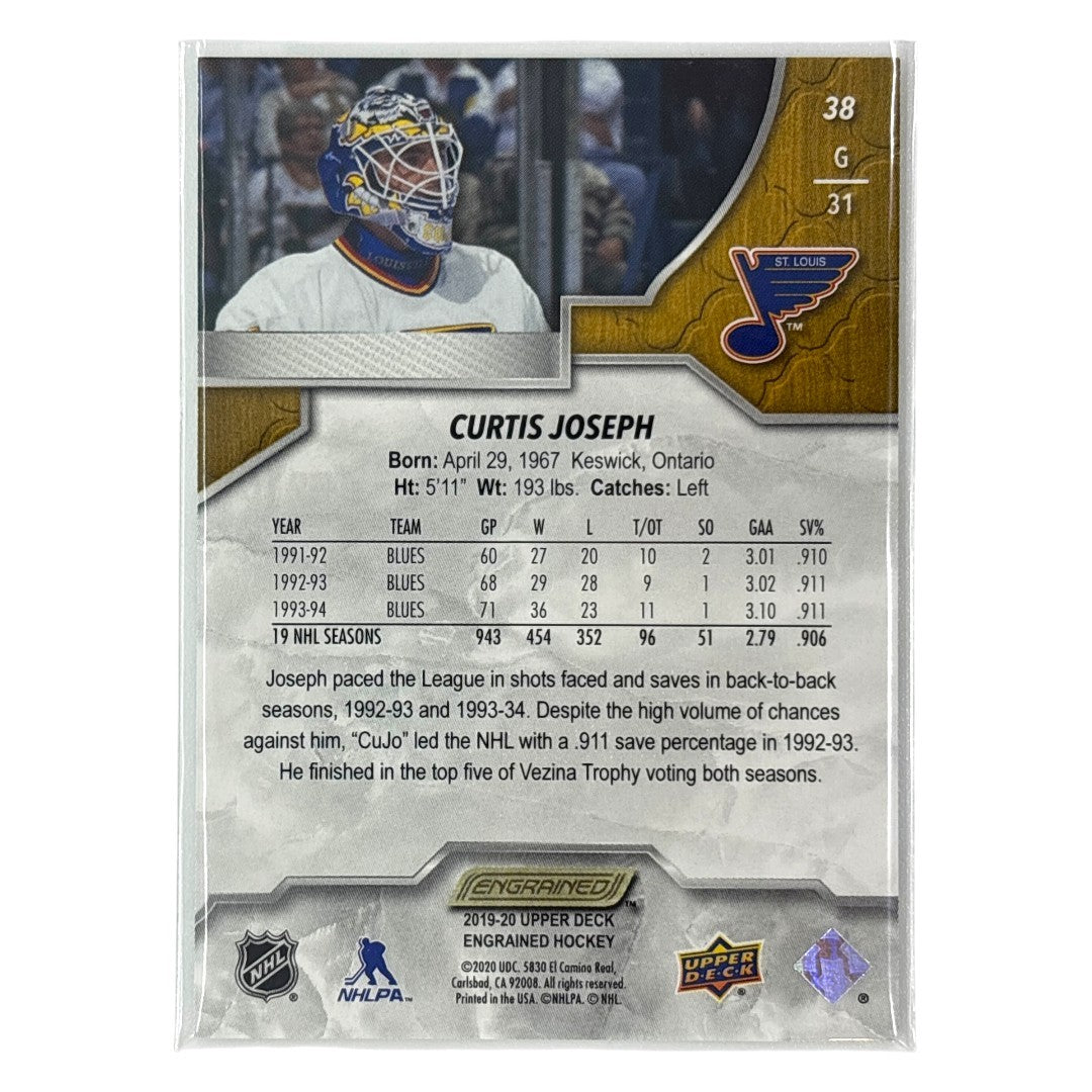UPPER DECK NHLカード ENGRAINED CURTIS JOSEPH BLUES /299 #38 中古 IT1