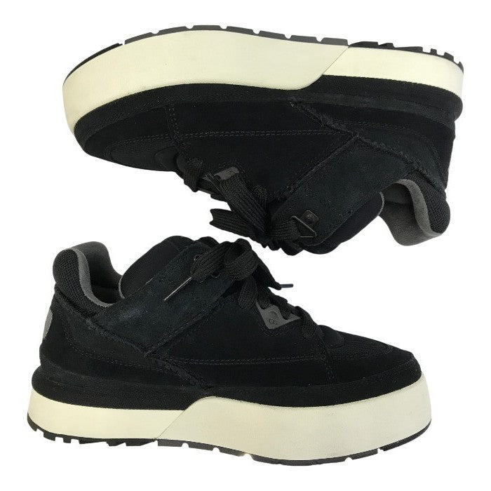 UGG アグ GOLDENCUSH スニーカー レディース スウェード/メッシュ ローカット 厚底 ゴールデンクッシュ ブラック 24.0cm 1152719 中古 T1