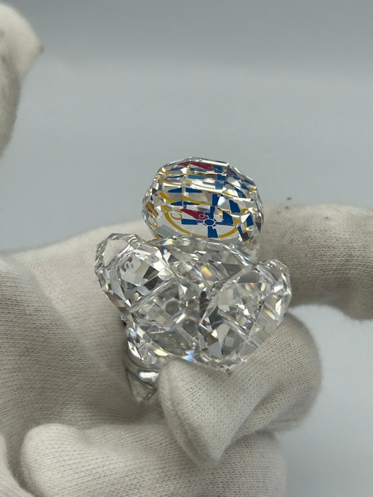 SWAROVSKI スワロフスキー クリスタル クリスベア KAATJE カーチェ インテリア 置き物 ベア 熊 くま かわいい 中古 W1