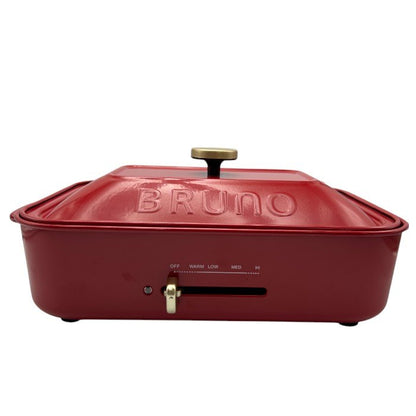 BRUNO ブルーノ コンパクト ホットプレート BOE021 焼肉 たこ焼き キッチン家電 調理器具 中古 W４