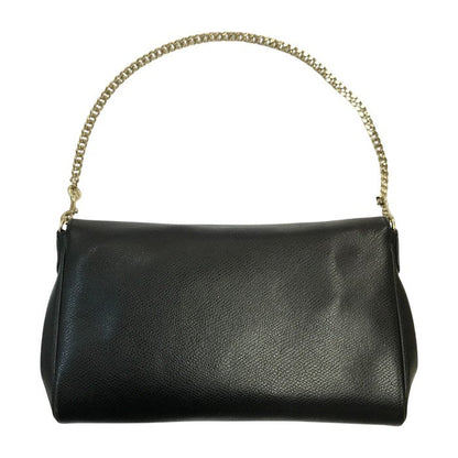 COACH コーチ ハンドバッグ レディース レザー チェーン ショルダーバッグ ゴールド金具 ブラック F34602 中古 T1